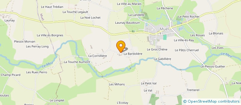 localisation de l'entreprise MONSIEUR ERNEST HAMON à MUEL