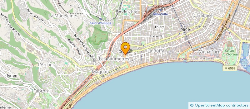 localisation de l'entreprise MONSIEUR ERNEST HATILLARI  NICE