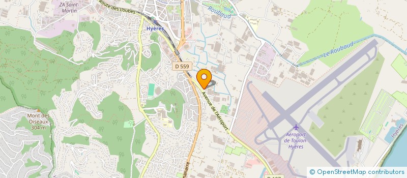 localisation de l'entreprise MONSIEUR ERNEST HUGUES  HYERES