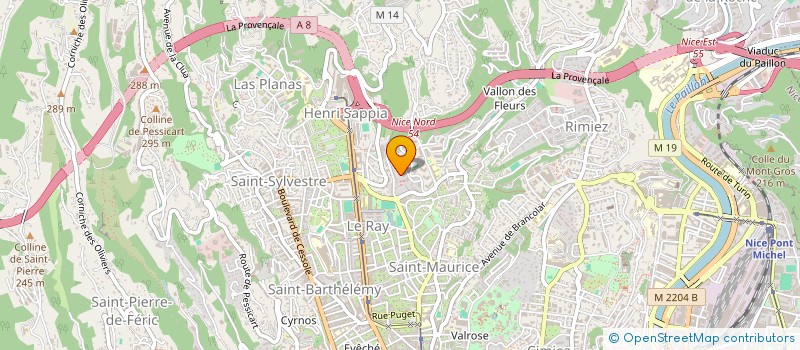 localisation de l'entreprise MONSIEUR ERNEST JORY à NICE