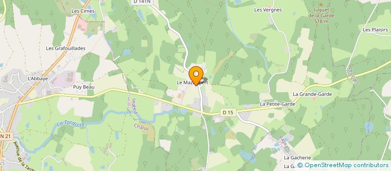 localisation de l'entreprise MONSIEUR ERNEST LACOTE  PAGEAS