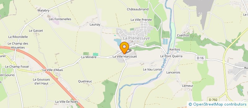 localisation de l'entreprise MONSIEUR ERNEST LE BAUD à LA PRENESSAYE