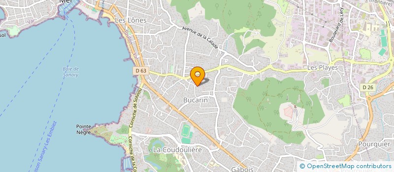 localisation de l'entreprise MONSIEUR ERNEST LE ROUZIC à SIX-FOURS-LES-PLAGES