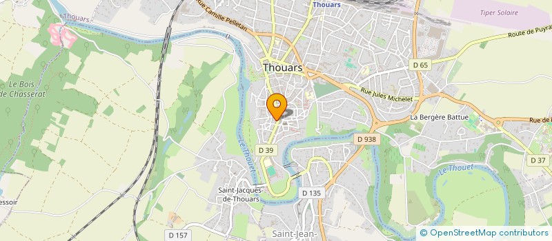 localisation de l'entreprise MONSIEUR ERNEST MARCHAND  THOUARS