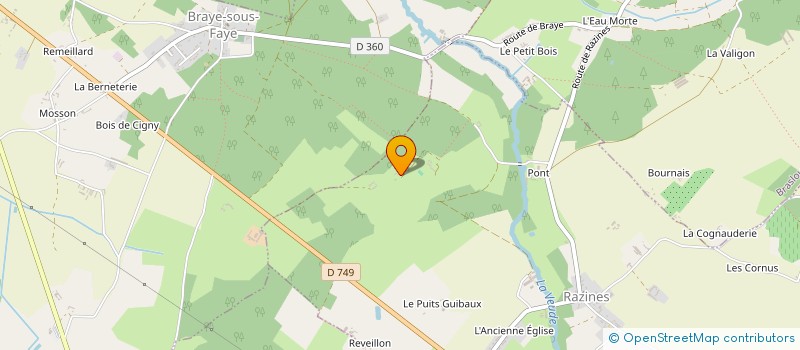 localisation de l'entreprise MONSIEUR ERNEST MAROLLEAU  RAZINES