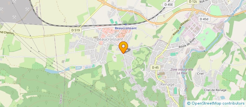 localisation de l'entreprise MONSIEUR ERNEST MERCURI à BEAUCROISSANT