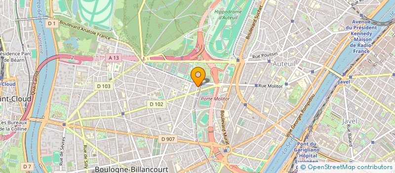 localisation de l'entreprise MONSIEUR ERNEST MPONDO BETOTE AKWA à BOULOGNE-BILLANCOURT