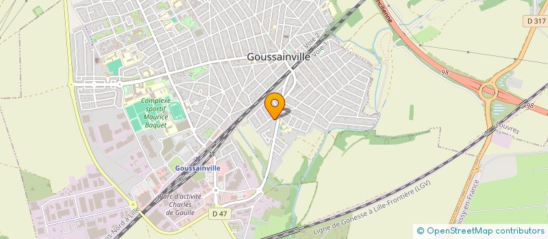 localisation de l'entreprise MONSIEUR ERNEST NGOIE BOMBULA  GOUSSAINVILLE