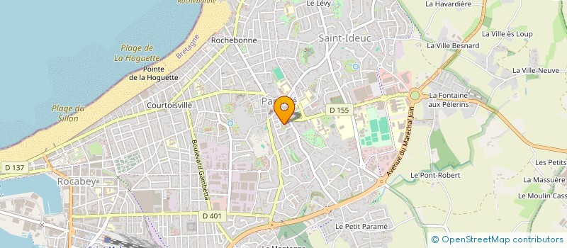 localisation de l'entreprise MONSIEUR ERNEST OLLIVAULT  SAINT-MALO