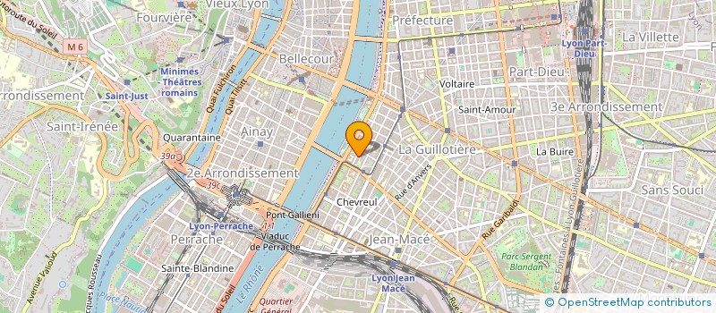 localisation de l'entreprise MONSIEUR ERNEST PERRICHON  LYON