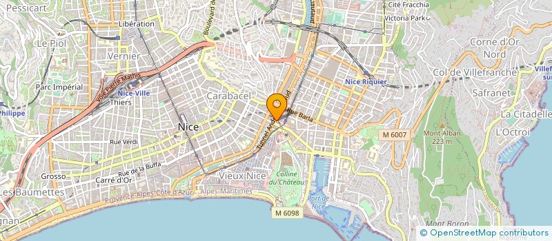 localisation de l'entreprise MONSIEUR ERNEST RAYBAUD à NICE