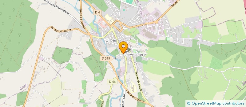 localisation de l'entreprise MONSIEUR ERNEST RENOUF  ORBEC