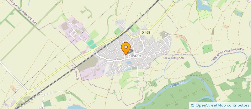 localisation de l'entreprise MONSIEUR ERNEST RICK-STAMPER  KILSTETT