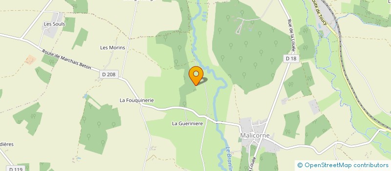 localisation de l'entreprise MONSIEUR ERNEST ROPARS  CHARNY OREE DE PUISAYE