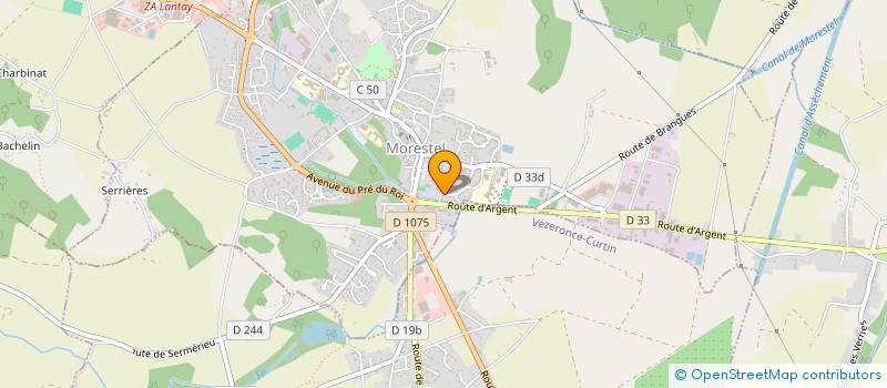 localisation de l'entreprise MONSIEUR ERNEST SCHEID  MORESTEL