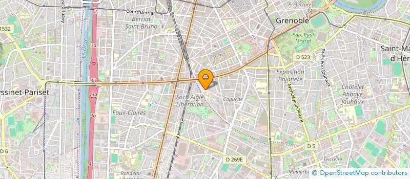 localisation de l'entreprise MONSIEUR ERNEST TAMAS  GRENOBLE