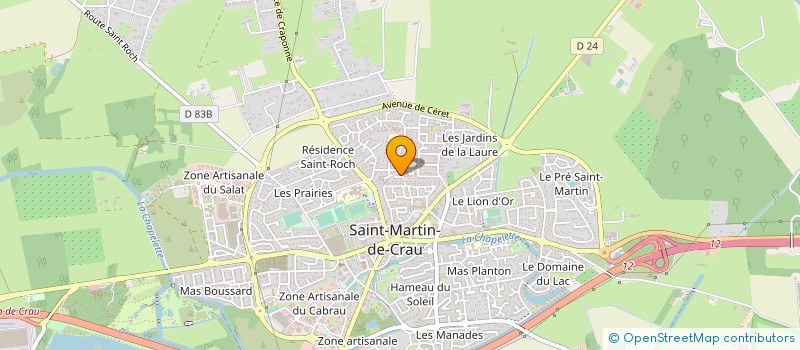 localisation de l'entreprise MONSIEUR ERNESTO ANDREIS à SAINT MARTIN DE CRAU