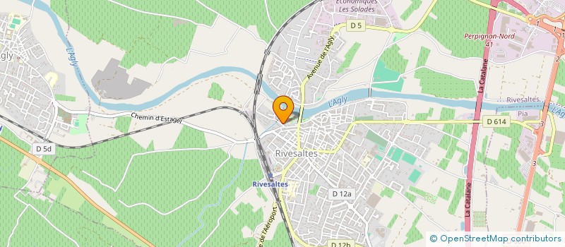 localisation de l'entreprise MONSIEUR ERNESTO MASSIA  RIVESALTES