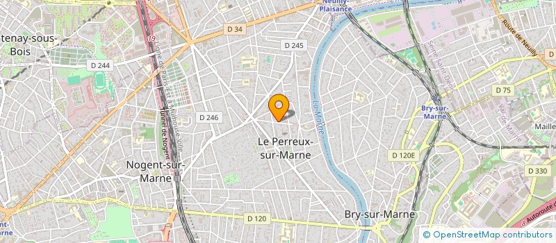 localisation de l'entreprise MONSIEUR ERNESTO MONTIEL à LE PERREUX-SUR-MARNE