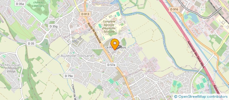 localisation de l'entreprise MONSIEUR ERNESTO RODRIGUEZ CASTILLO  AUZEVILLE-TOLOSANE