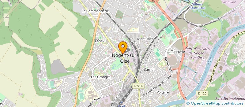 localisation de l'entreprise MONSIEUR ERNESTO ROMAN  NOGENT-SUR-OISE