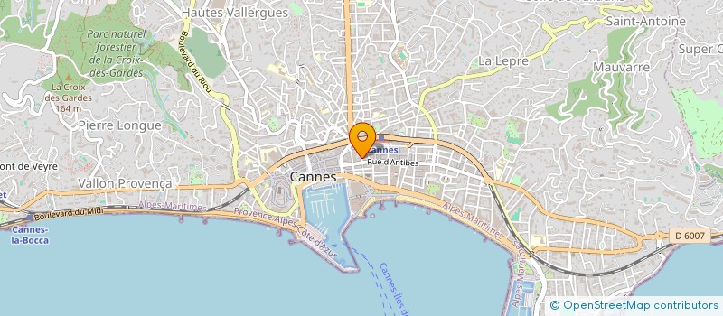 localisation de l'entreprise MONSIEUR ERNESTO-SILVESTRO MEROLA à CANNES
