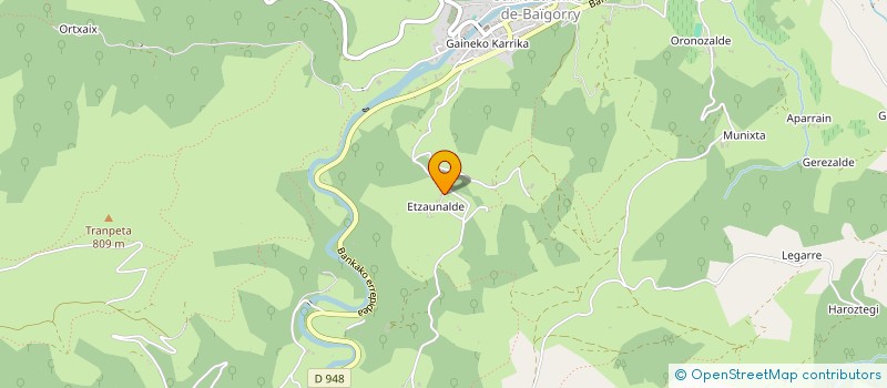 localisation de l'entreprise MONSIEUR ERNESTO TAVARES  SAINT-ETIENNE-DE-BAIGORRY