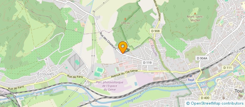 localisation de l'entreprise MONSIEUR ERNO NDONG BIYOGHE  ECROUVES