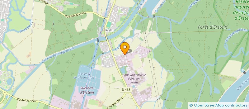 localisation de l'entreprise MONSIEUR ERNO SASKOI  ERSTEIN