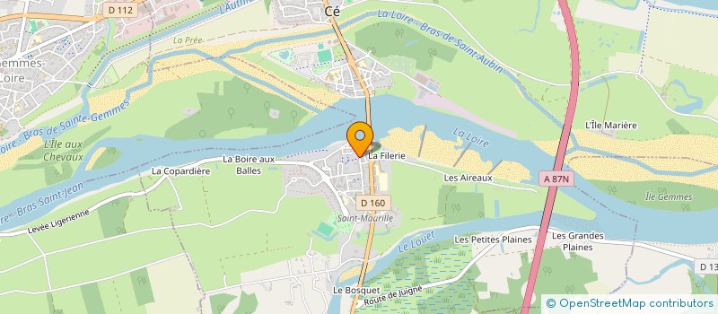 localisation de l'entreprise MONSIEUR ERNST GERHARDS à LES PONTS-DE-CE