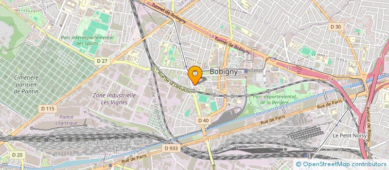 localisation de l'entreprise MONSIEUR ERNST MASCARY  BOBIGNY