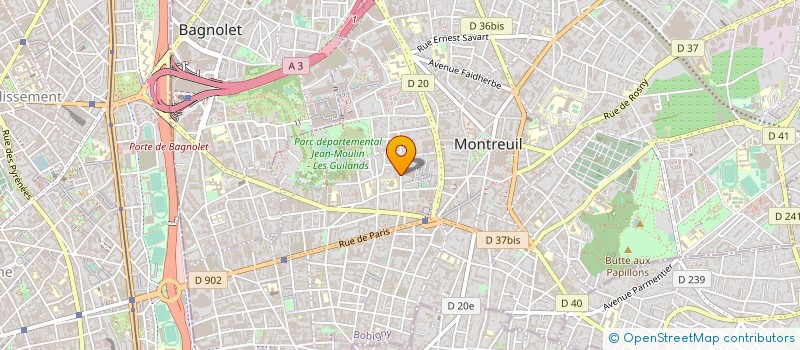 localisation de l'entreprise MONSIEUR ERNST MEYER à MONTREUIL