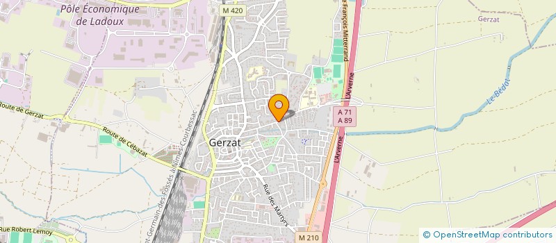 localisation de l'entreprise MONSIEUR EROL CALISKAN  GERZAT