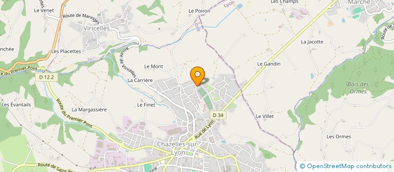 localisation de l'entreprise MONSIEUR EROL CERIT à CHAZELLES-SUR-LYON