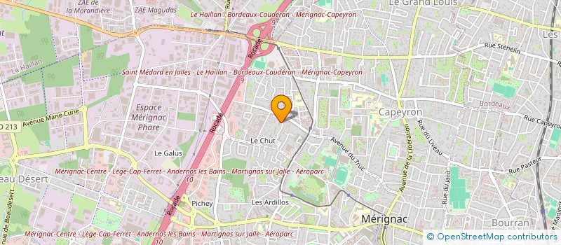 localisation de l'entreprise MONSIEUR EROL KILIC à MERIGNAC