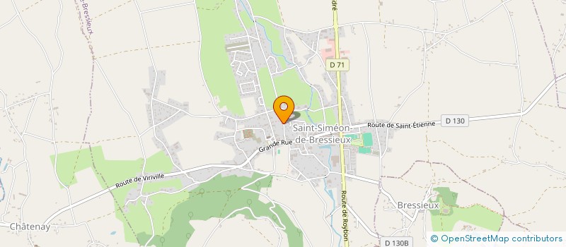 localisation de l'entreprise MONSIEUR EROL KILIGASLAN  SAINT-SIMEON-DE-BRESSIEUX