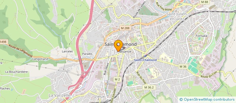 localisation de l'entreprise MONSIEUR EROL KISLAK  SAINT-CHAMOND