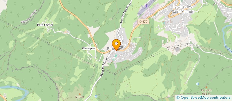 localisation de l'entreprise MONSIEUR EROL OZEL  LAVANS-LES-SAINT-CLAUDE