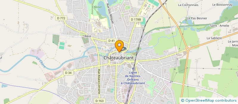 localisation de l'entreprise MONSIEUR EROL POYRAZ à CHATEAUBRIANT