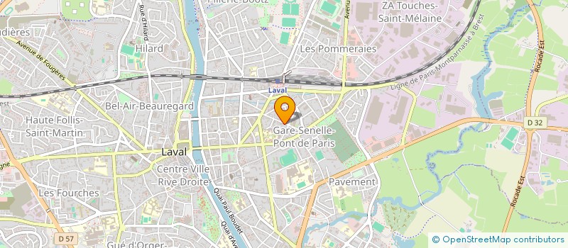 localisation de l'entreprise MONSIEUR EROME DOUILLET à LAVAL