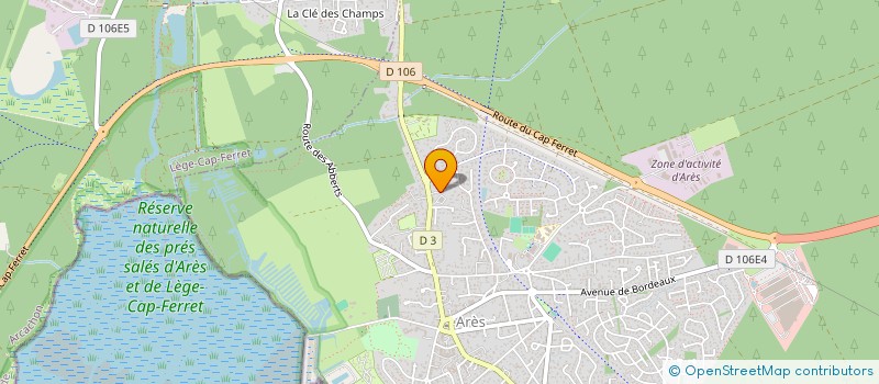 localisation de l'entreprise MONSIEUR EROS LAFLEUR  ARES