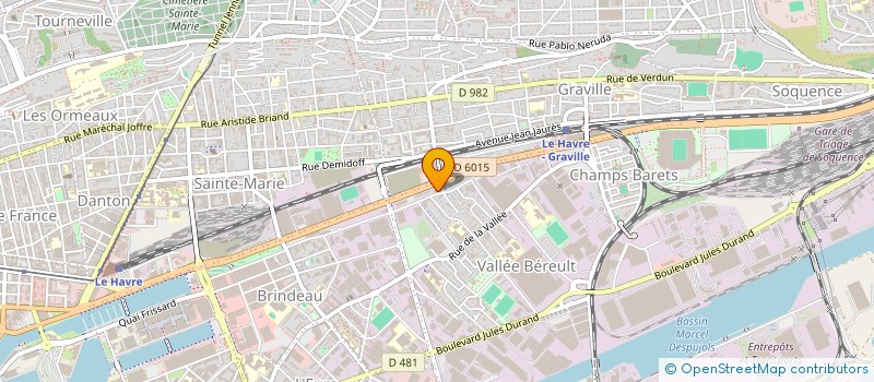 localisation de l'entreprise MONSIEUR EROS THIERRY à LE HAVRE