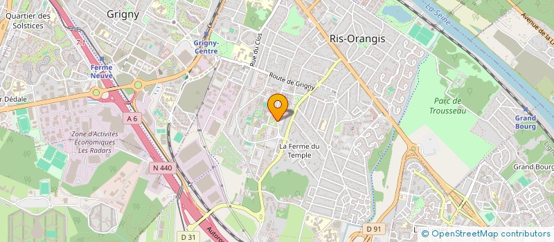 localisation de l'entreprise MONSIEUR ERRADI EL FILAH  RIS-ORANGIS