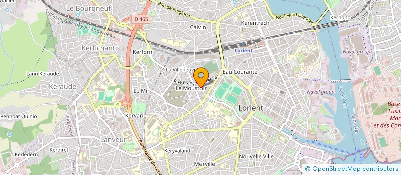 localisation de l'entreprise MONSIEUR ERROL POMPARAT  LORIENT