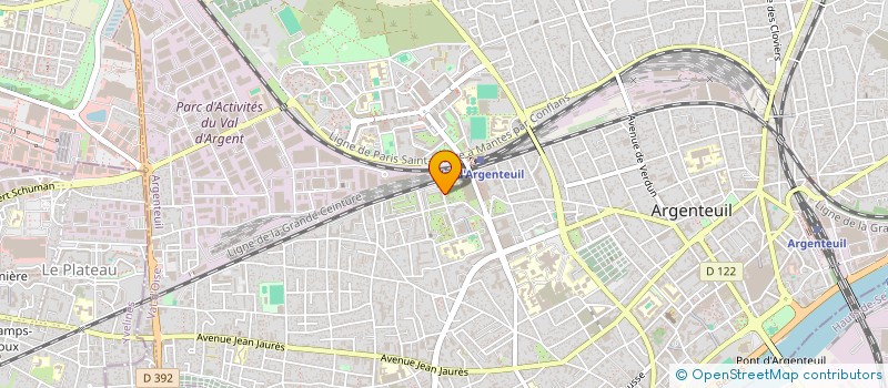 localisation de l'entreprise MONSIEUR ERSAN KARAKUS  ARGENTEUIL