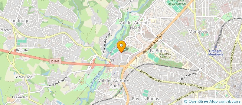 localisation de l'entreprise MONSIEUR ERSAN REMZIOSKI à LIMOGES