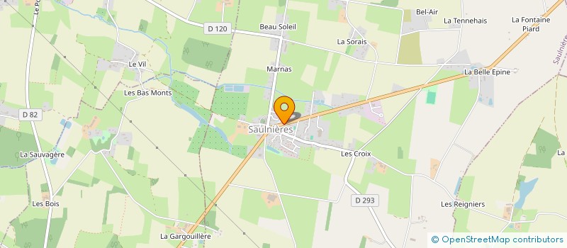 localisation de l'entreprise MONSIEUR ERSI MAMICA à SAULNIERES