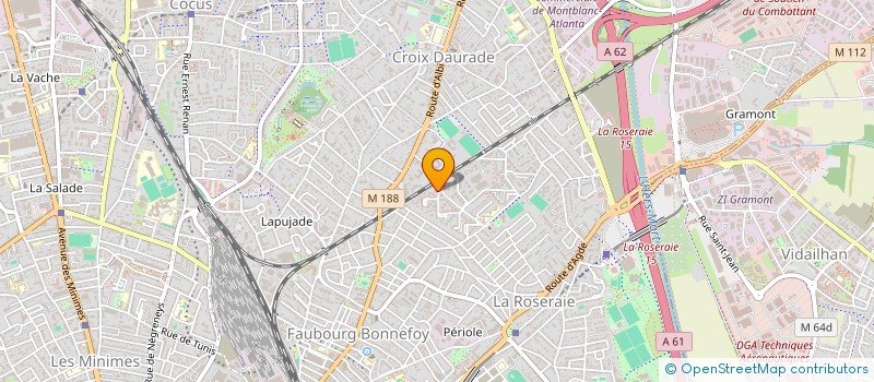 localisation de l'entreprise MONSIEUR ERSIN ALTIPARMAK à TOULOUSE
