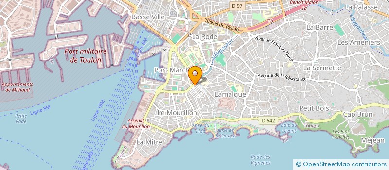 localisation de l'entreprise MONSIEUR ERSIN HAN  TOULON