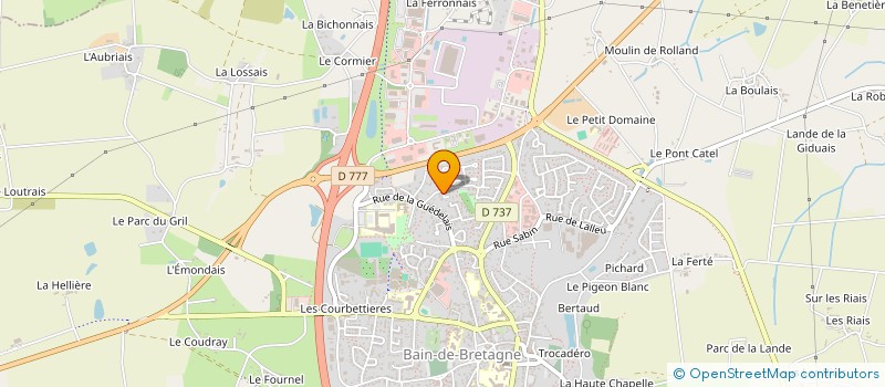 localisation de l'entreprise MONSIEUR ERSIN SAGEL  BAIN-DE-BRETAGNE